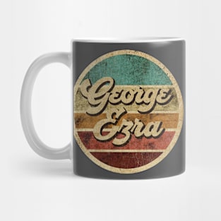 Tanatoraja, circle retro faded George Ezra Mug